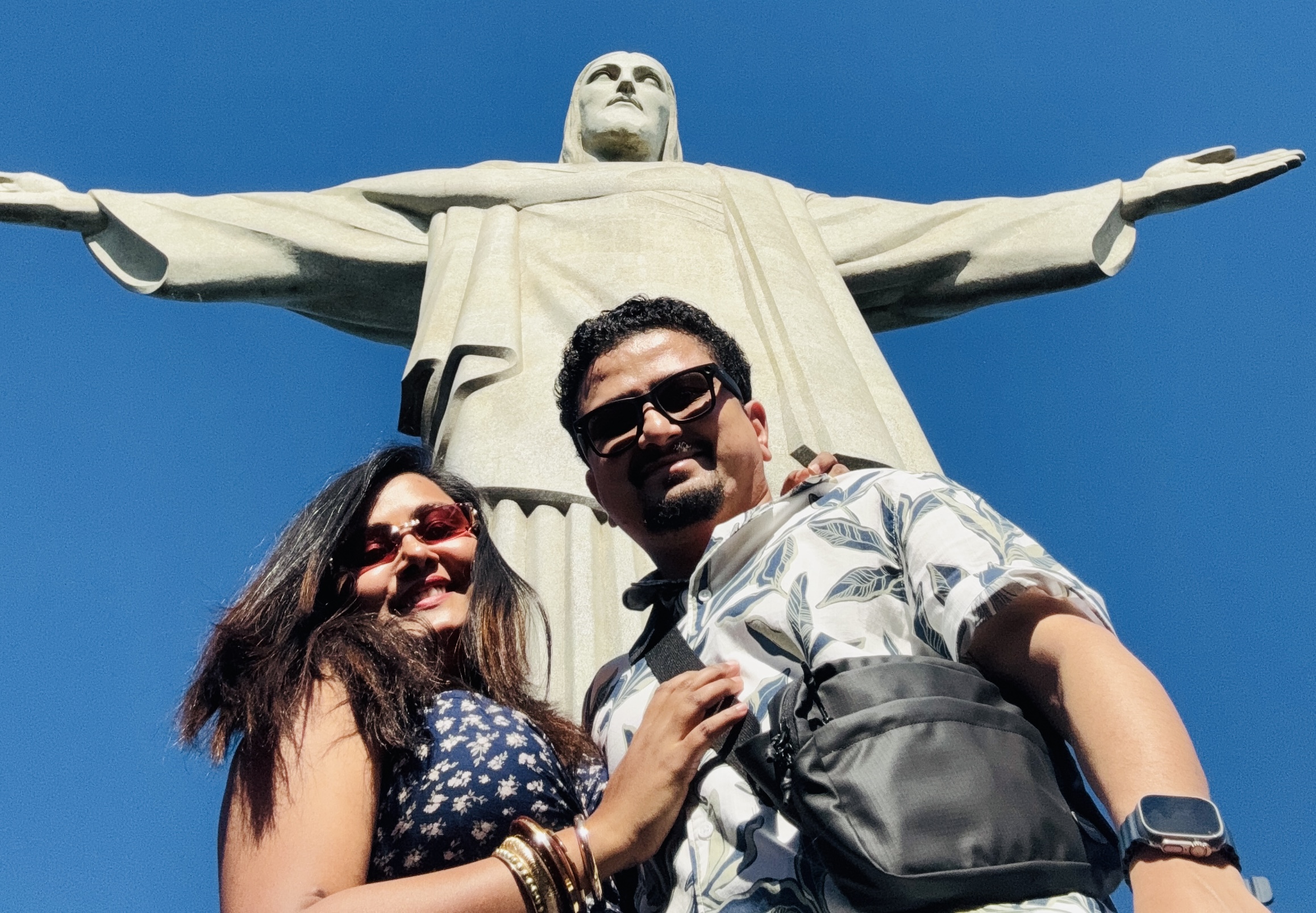 Below Christ the Redeemer in Rio de Janeiro